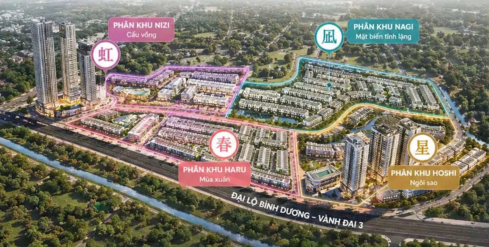 Phối cảnh phân khu NIZI tại One ERA